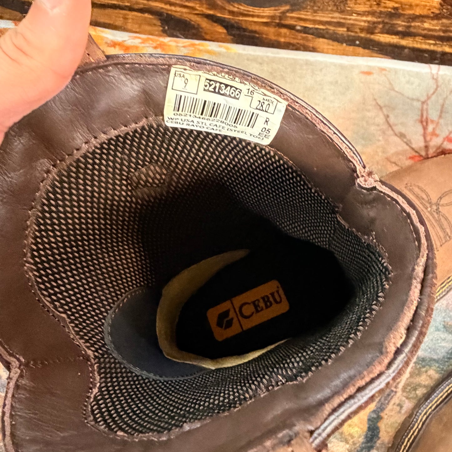 The CEBU waterproof USA work boots