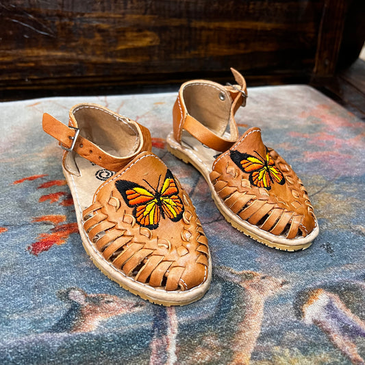 Girls' Yellow Butterfly Huaraches