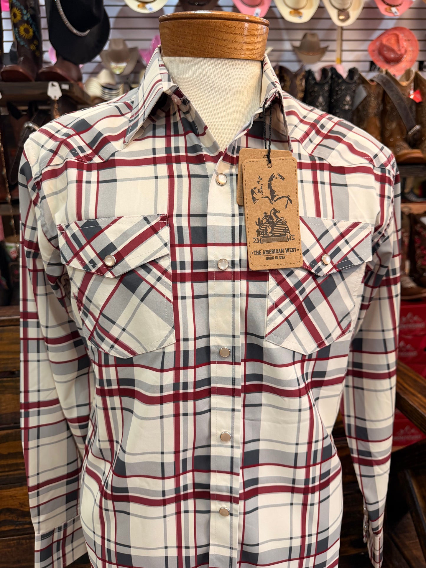Western Long-Sleeve Button-Up Shirt