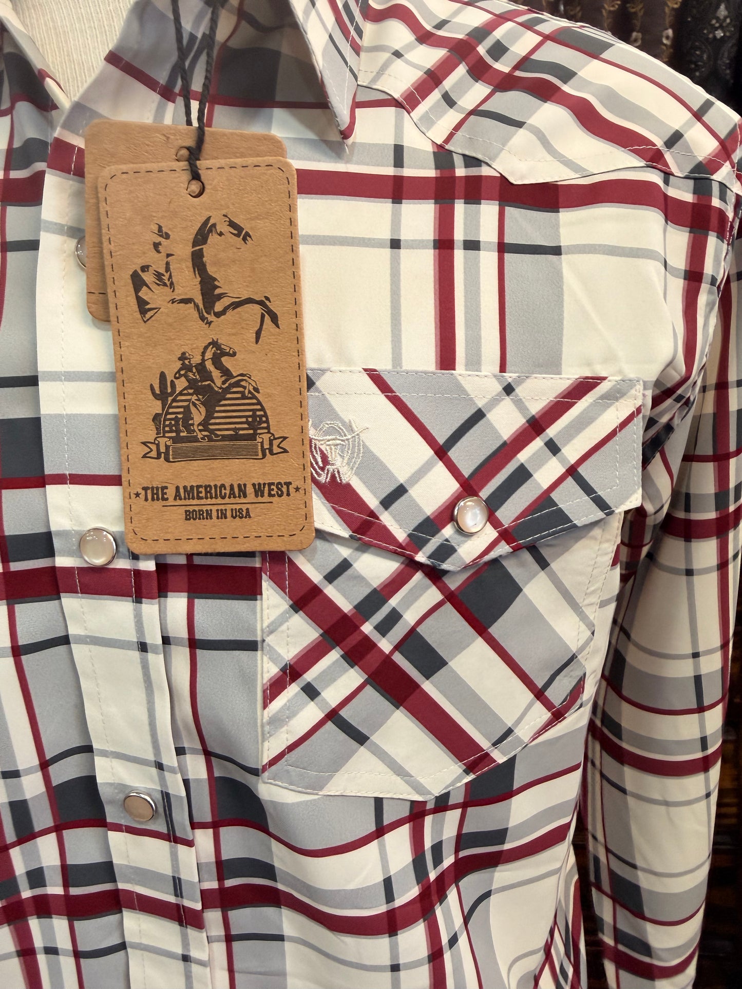 Western Long-Sleeve Button-Up Shirt
