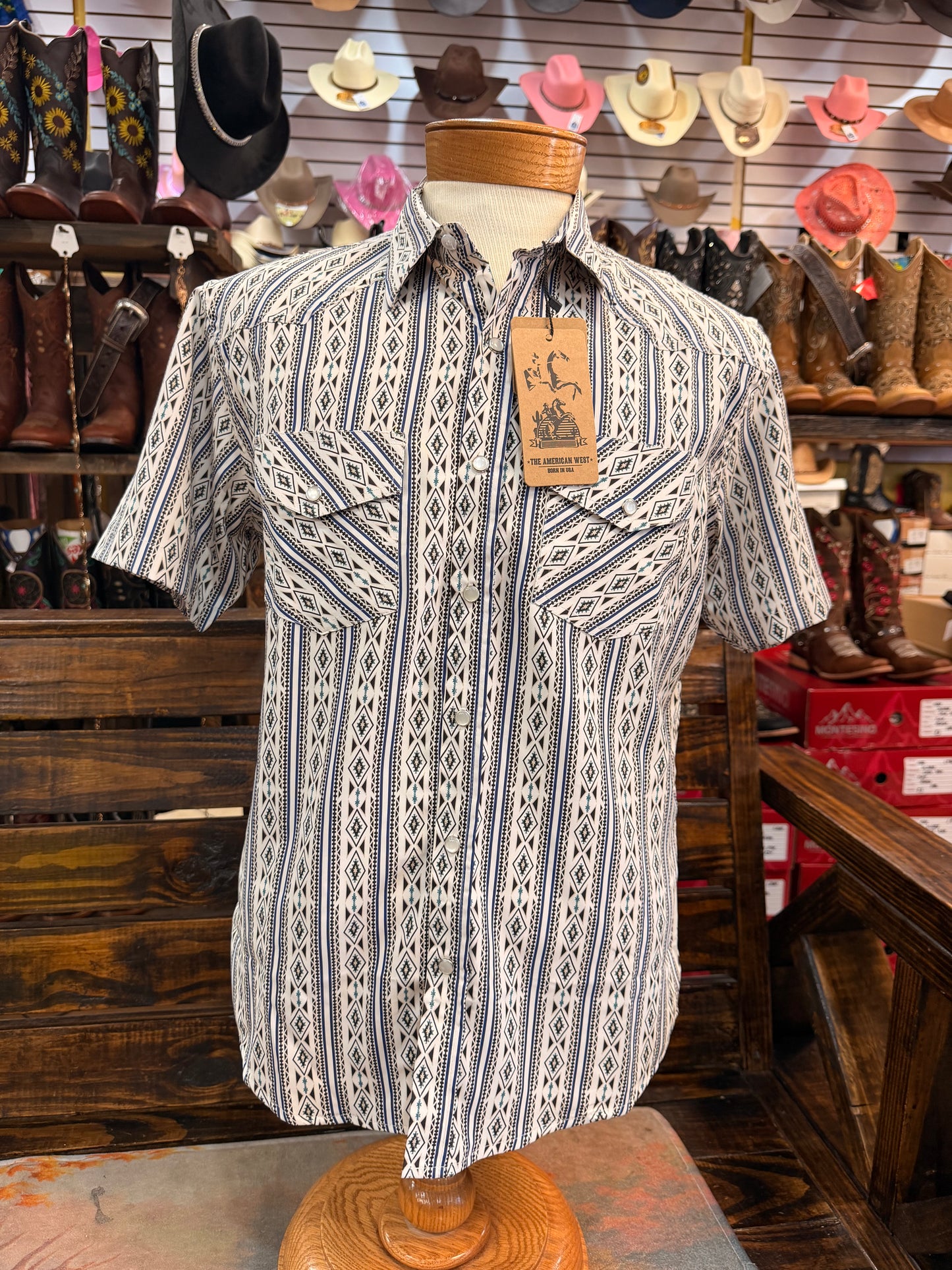 Men's Western Short-Sleeve Shirt