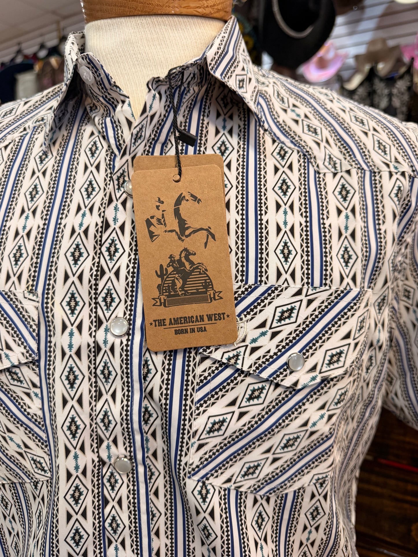 Men's Western Short-Sleeve Shirt