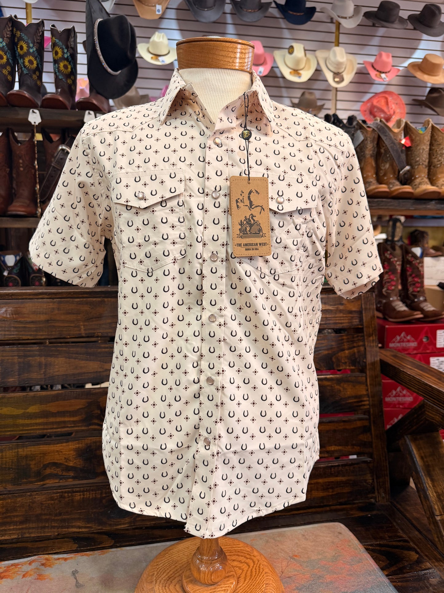Men's Western Short-Sleeve Shirt