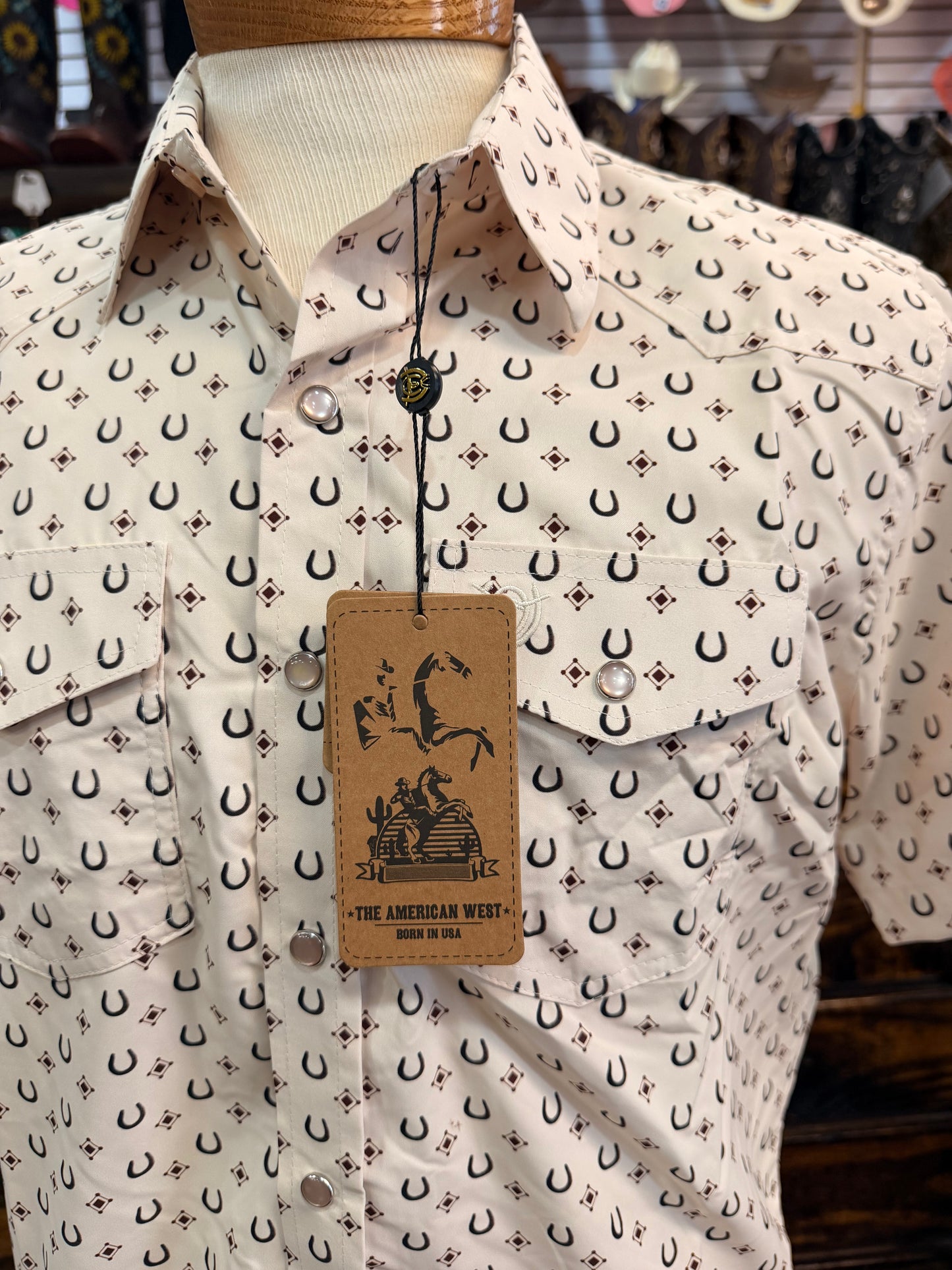 Men's Western Short-Sleeve Shirt