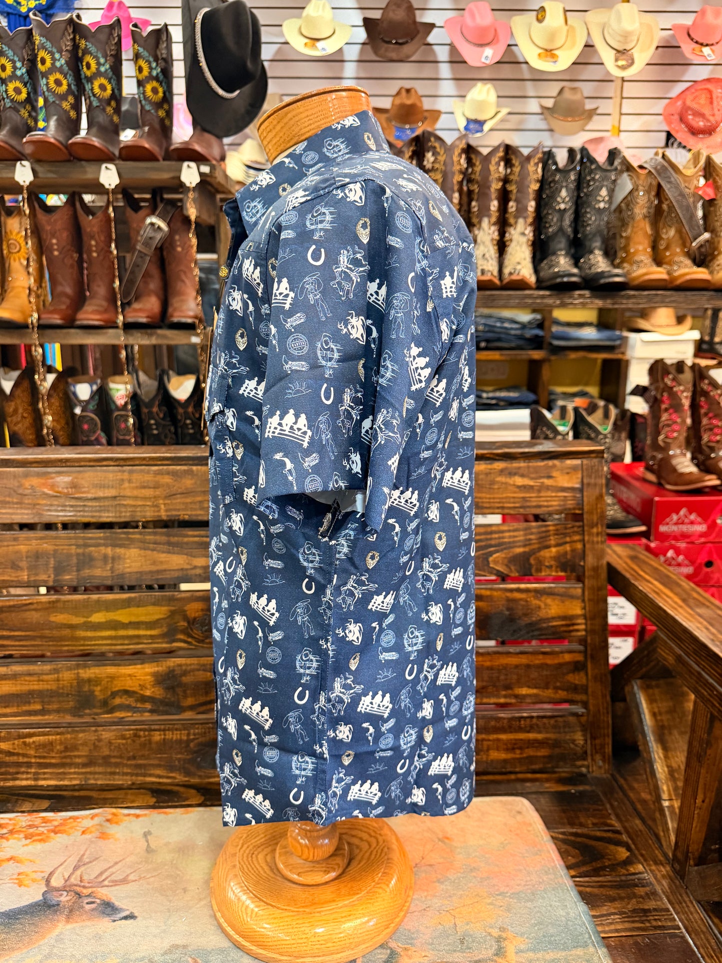 Men's Western Short-Sleeve Shirt