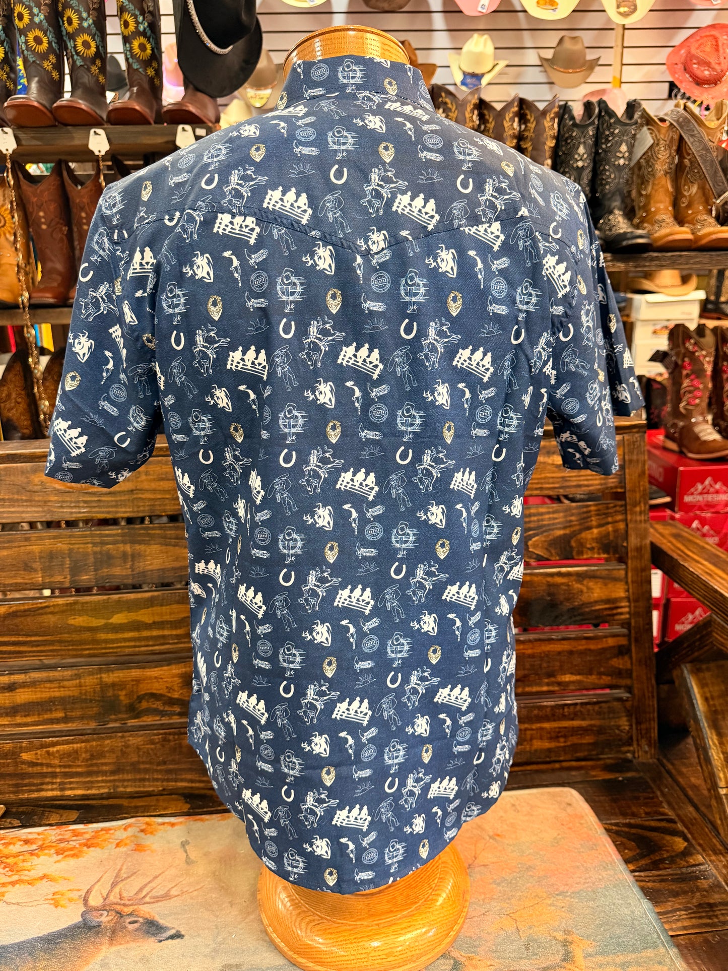 Men's Western Short-Sleeve Shirt
