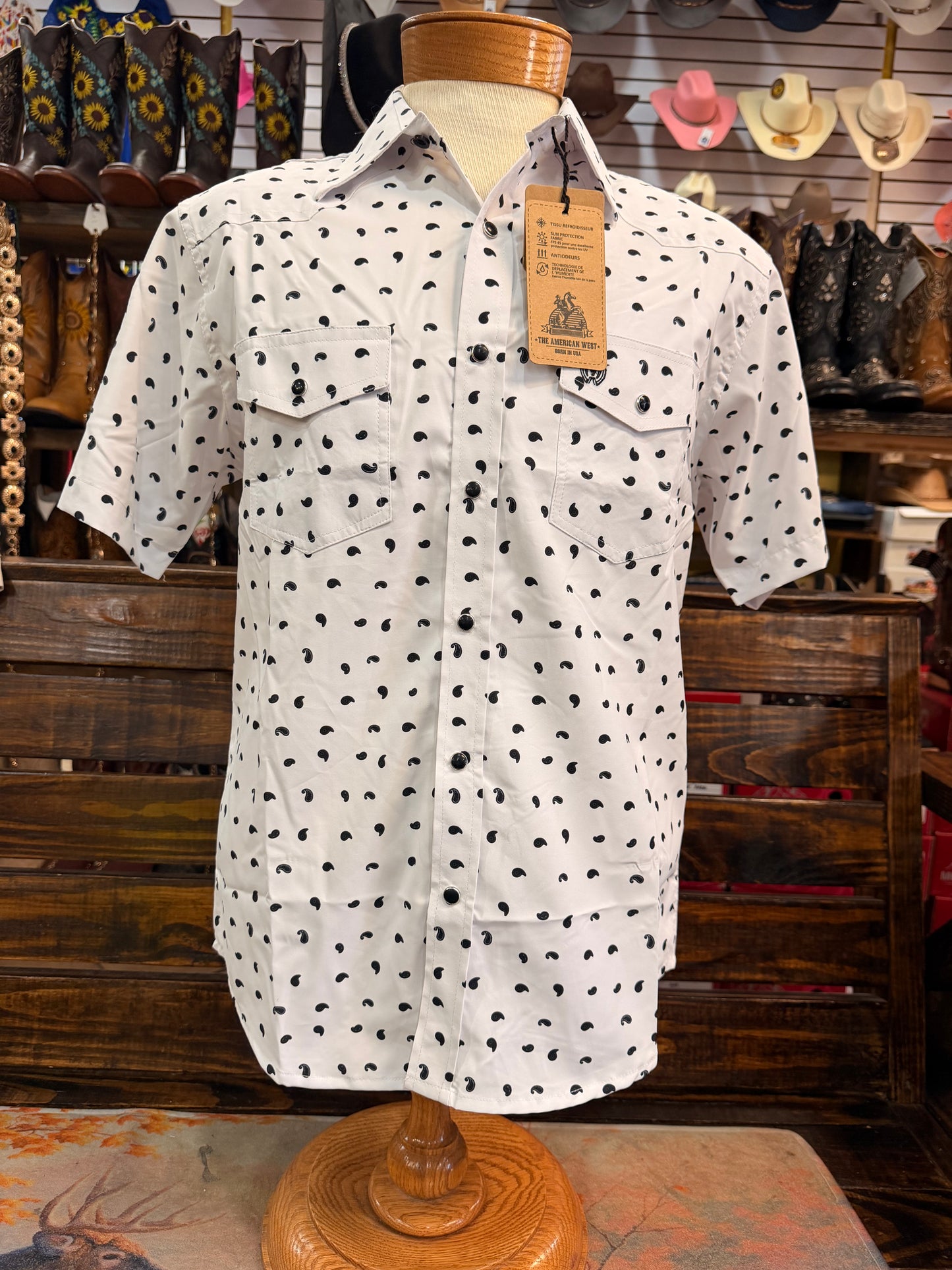 Men's Western Short-Sleeve Shirt