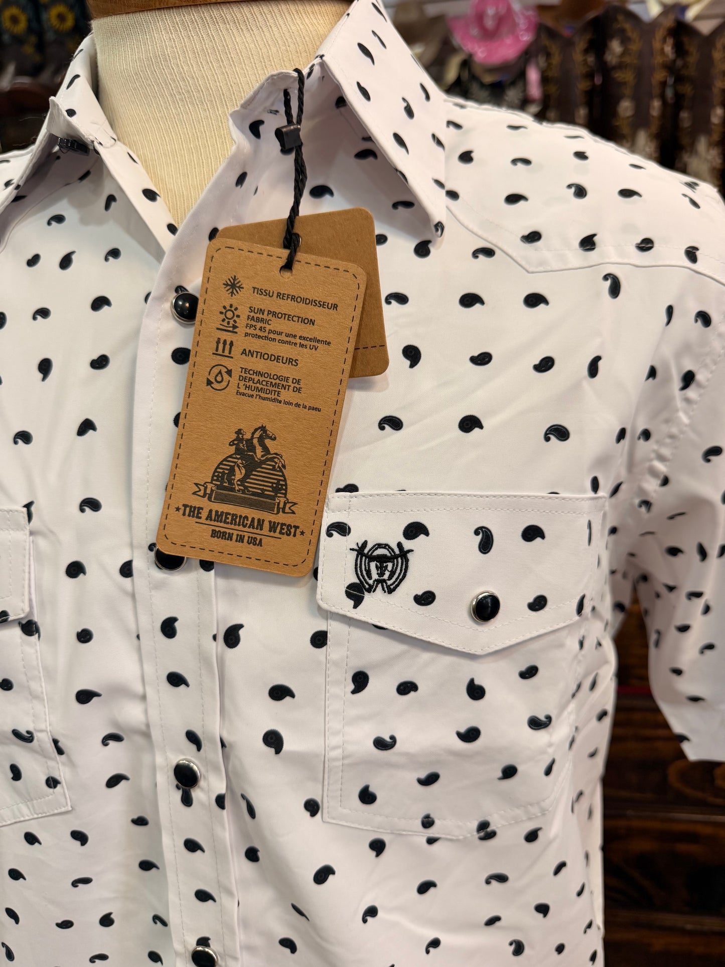 Men's Western Short-Sleeve Shirt