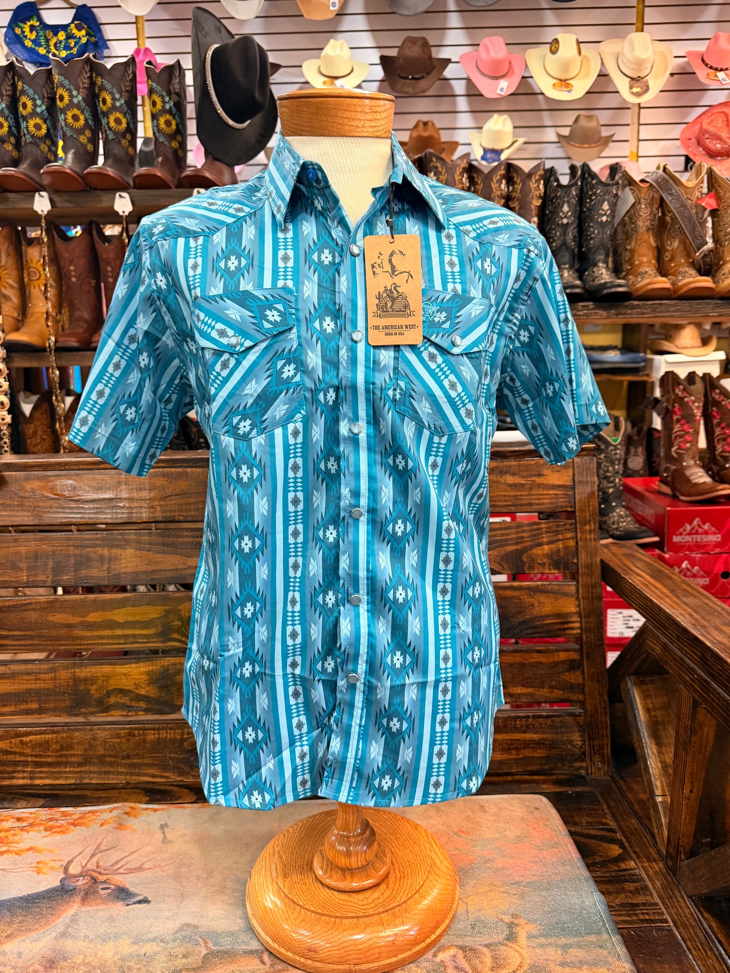 Men's Western Short-Sleeve Shirt