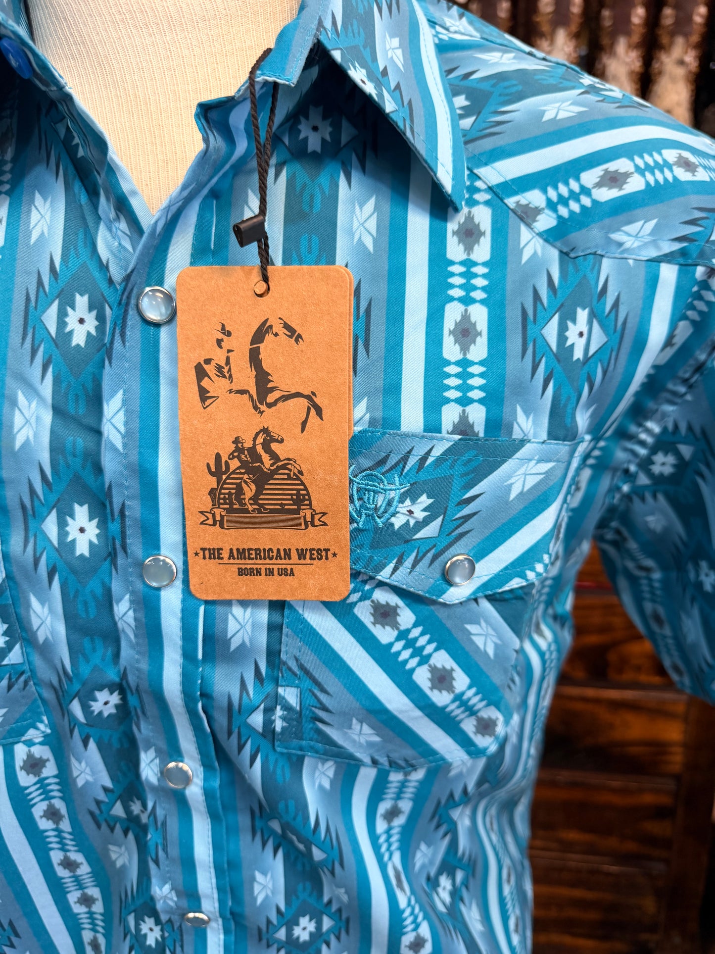 Men's Western Short-Sleeve Shirt
