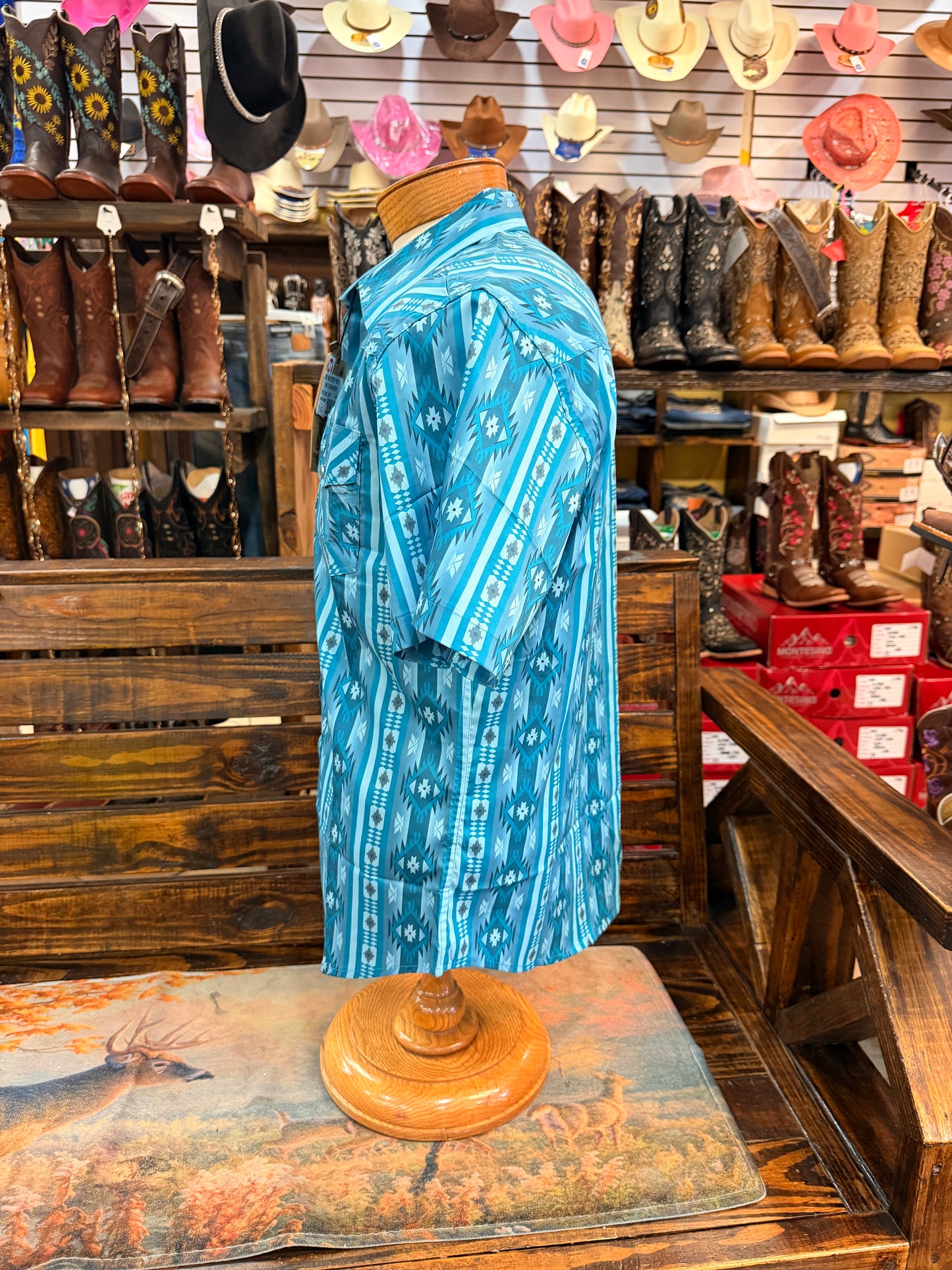 Men's Western Short-Sleeve Shirt