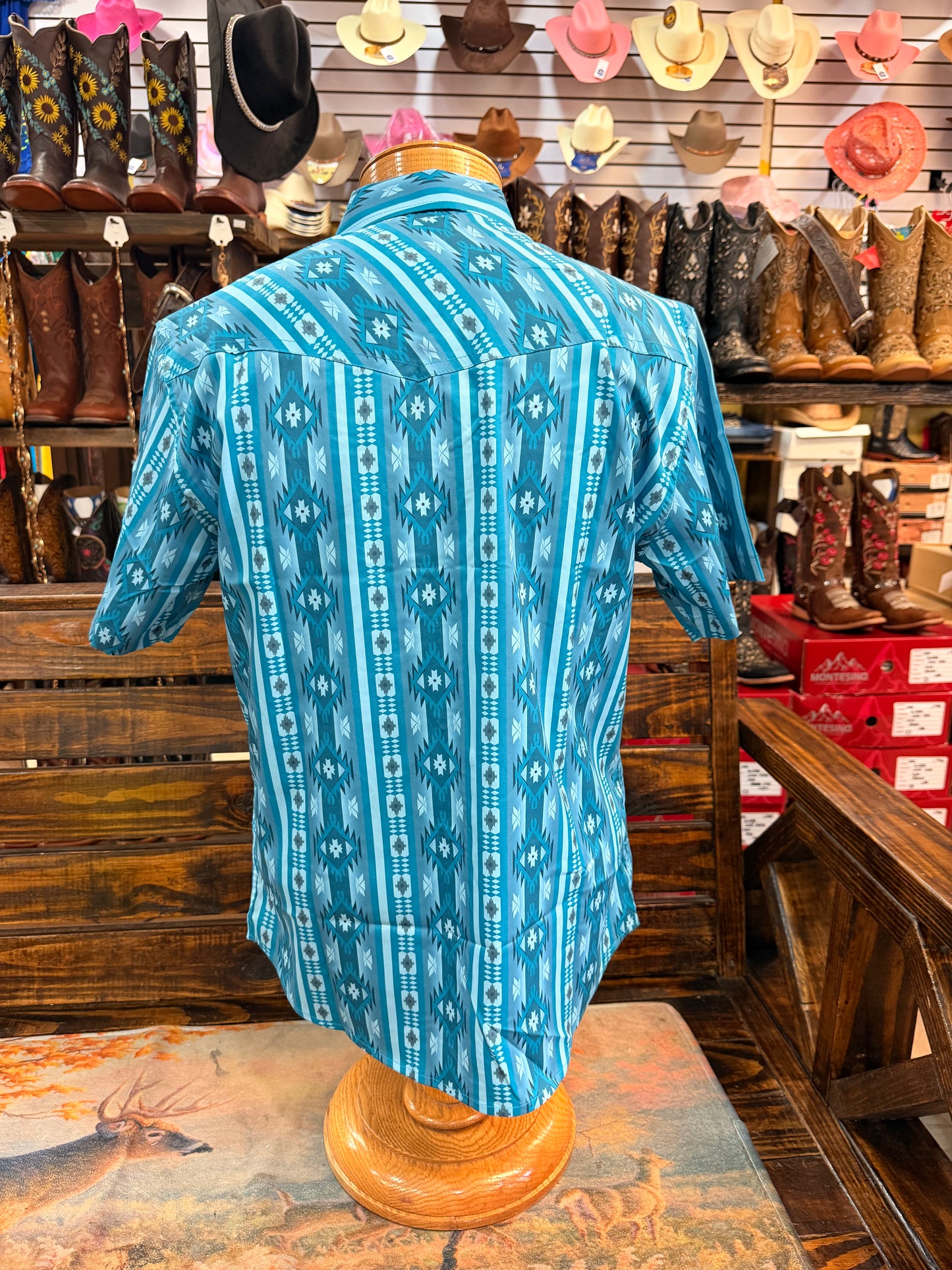 Men's Western Short-Sleeve Shirt