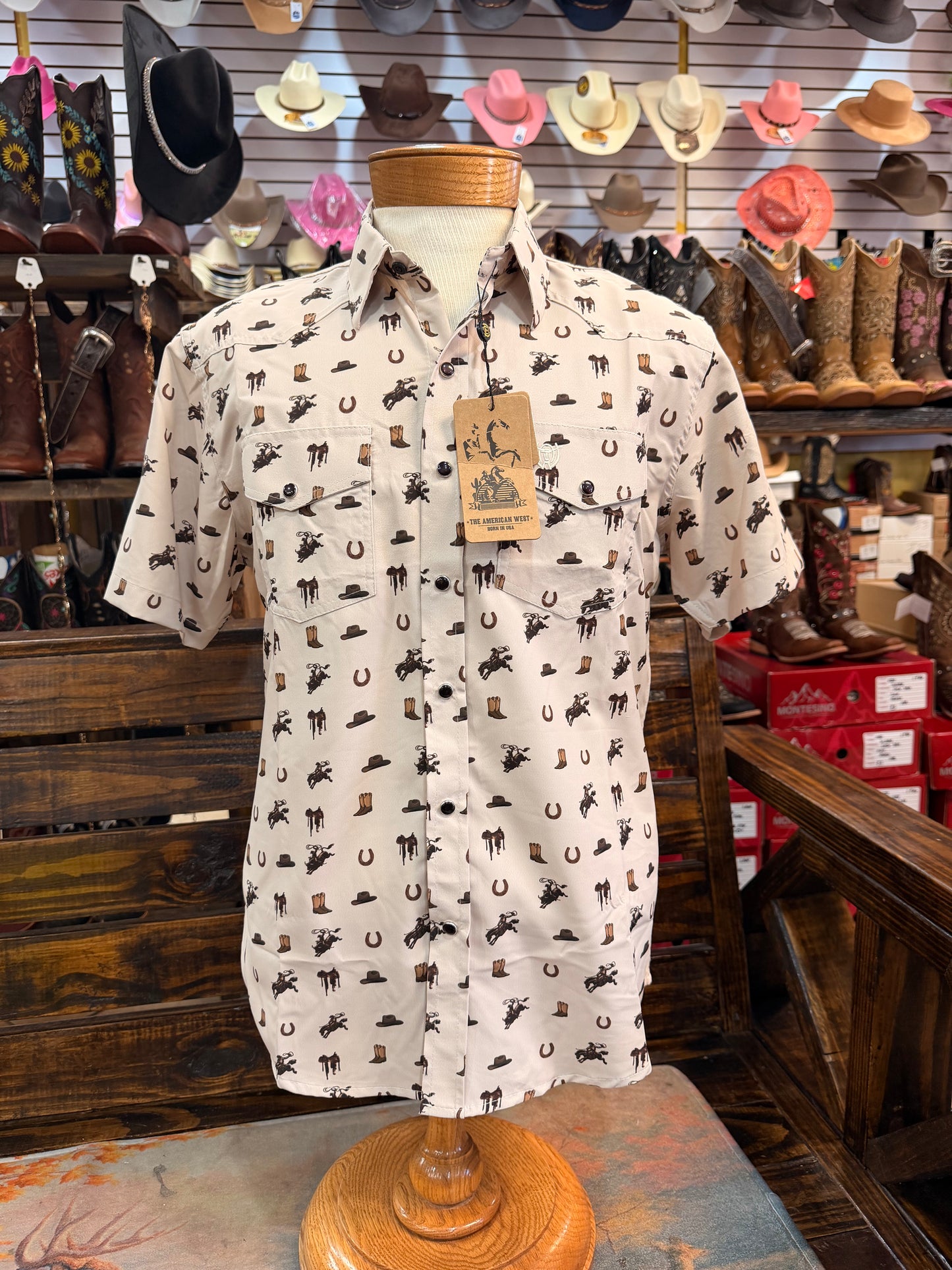 Men's Western Short-Sleeve Shirt