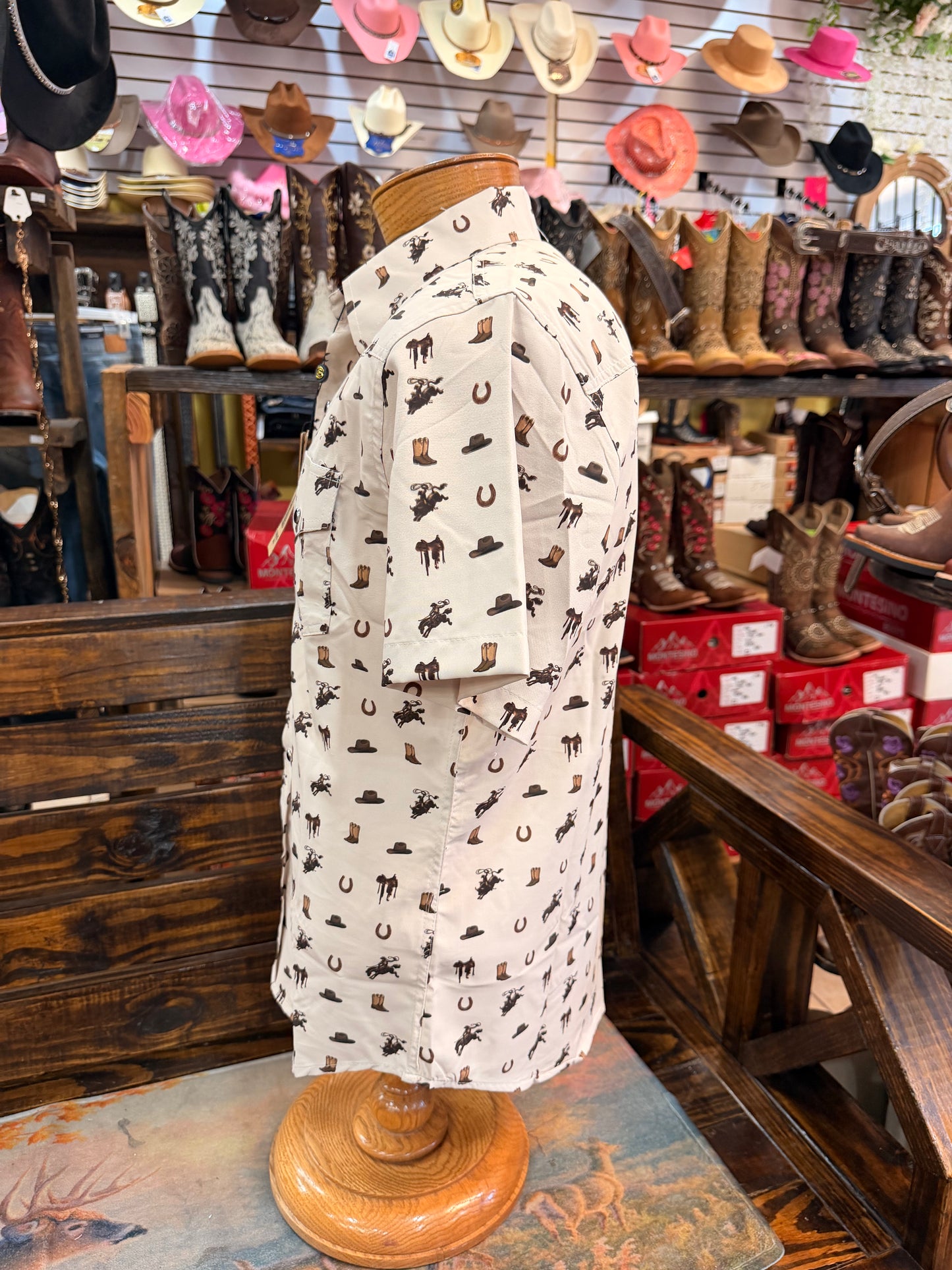 Men's Western Short-Sleeve Shirt