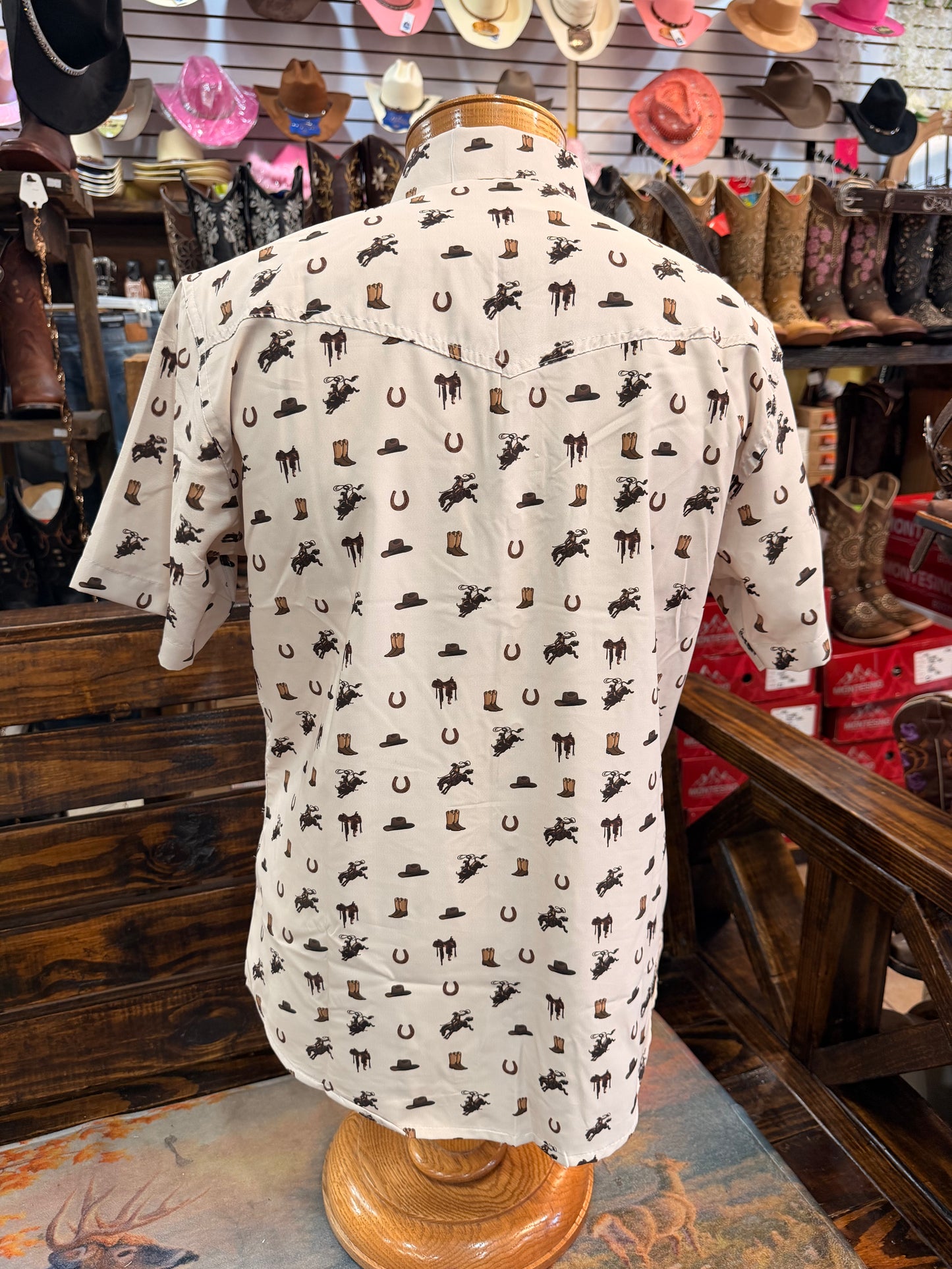 Men's Western Short-Sleeve Shirt