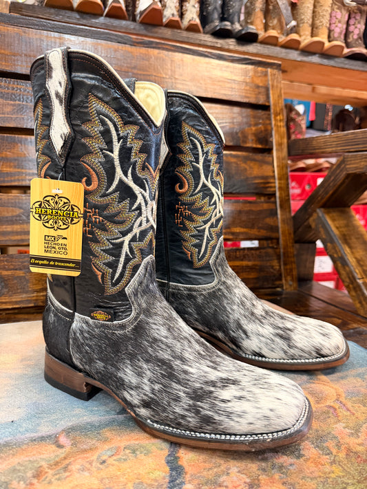 Men’s Cowhide Embroidered Western Boots size 6.5