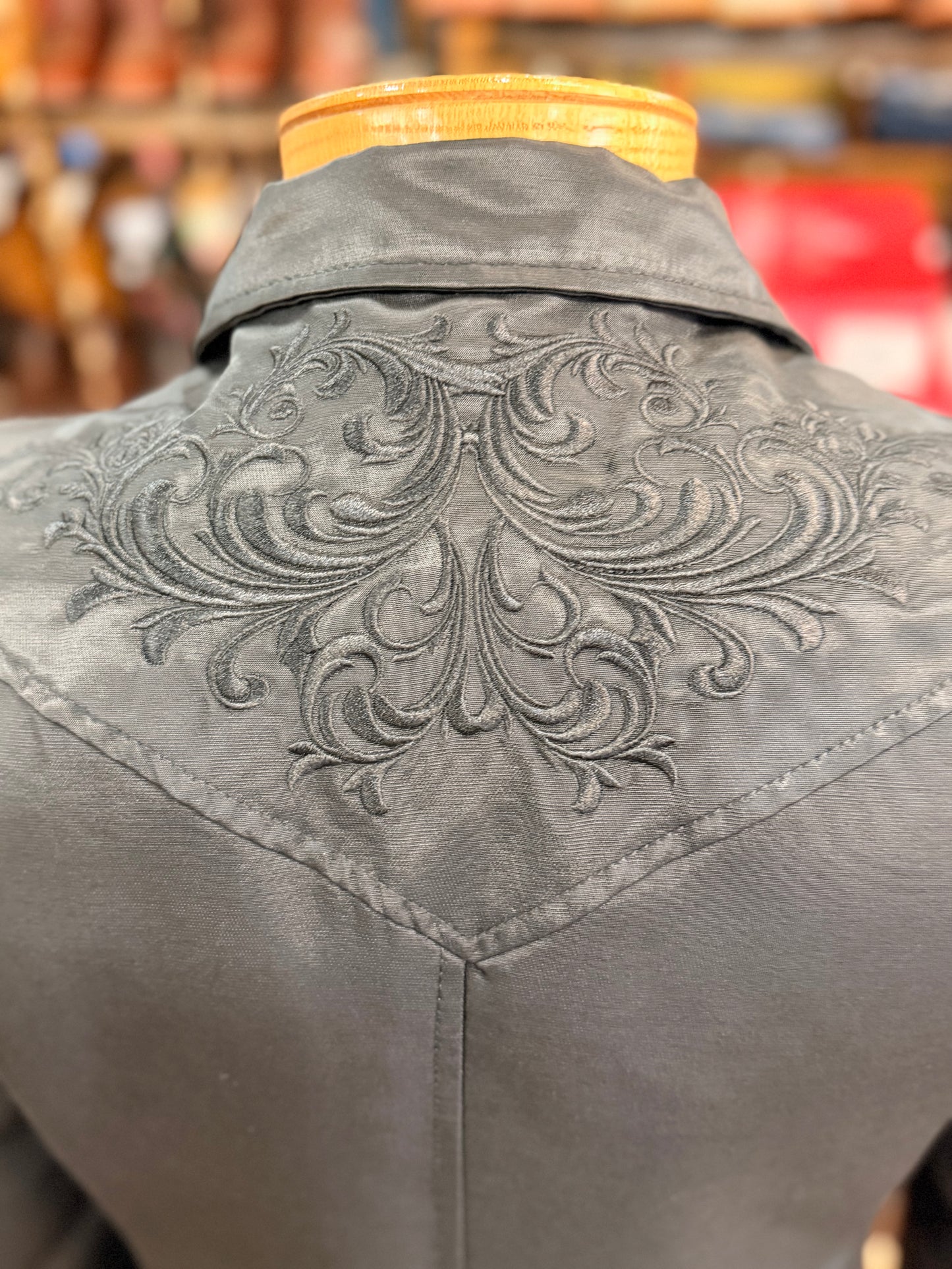 Western Suit jacket with Embroidered Detailing