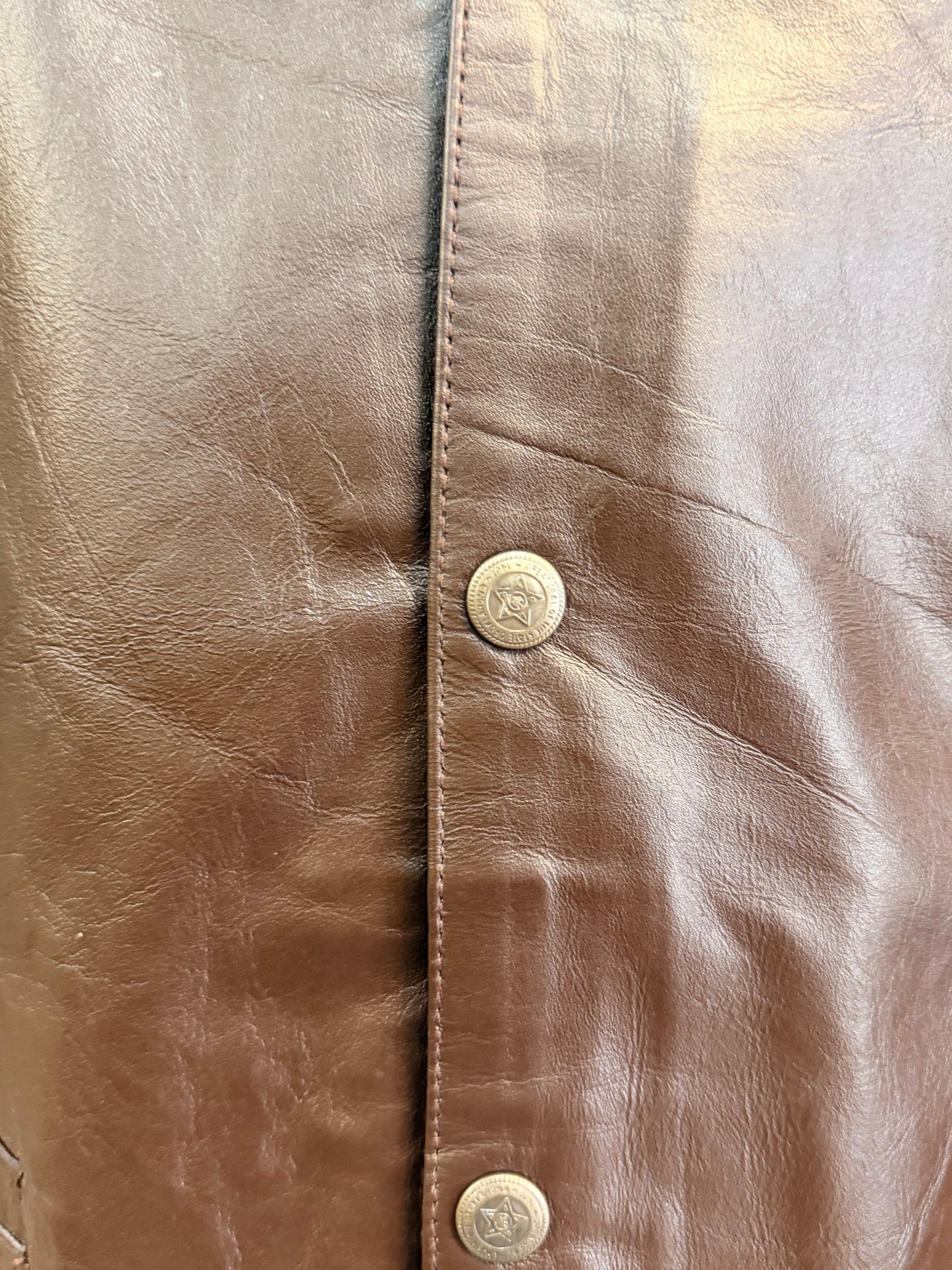 Men’s 100% Genuine Leather Western Vest