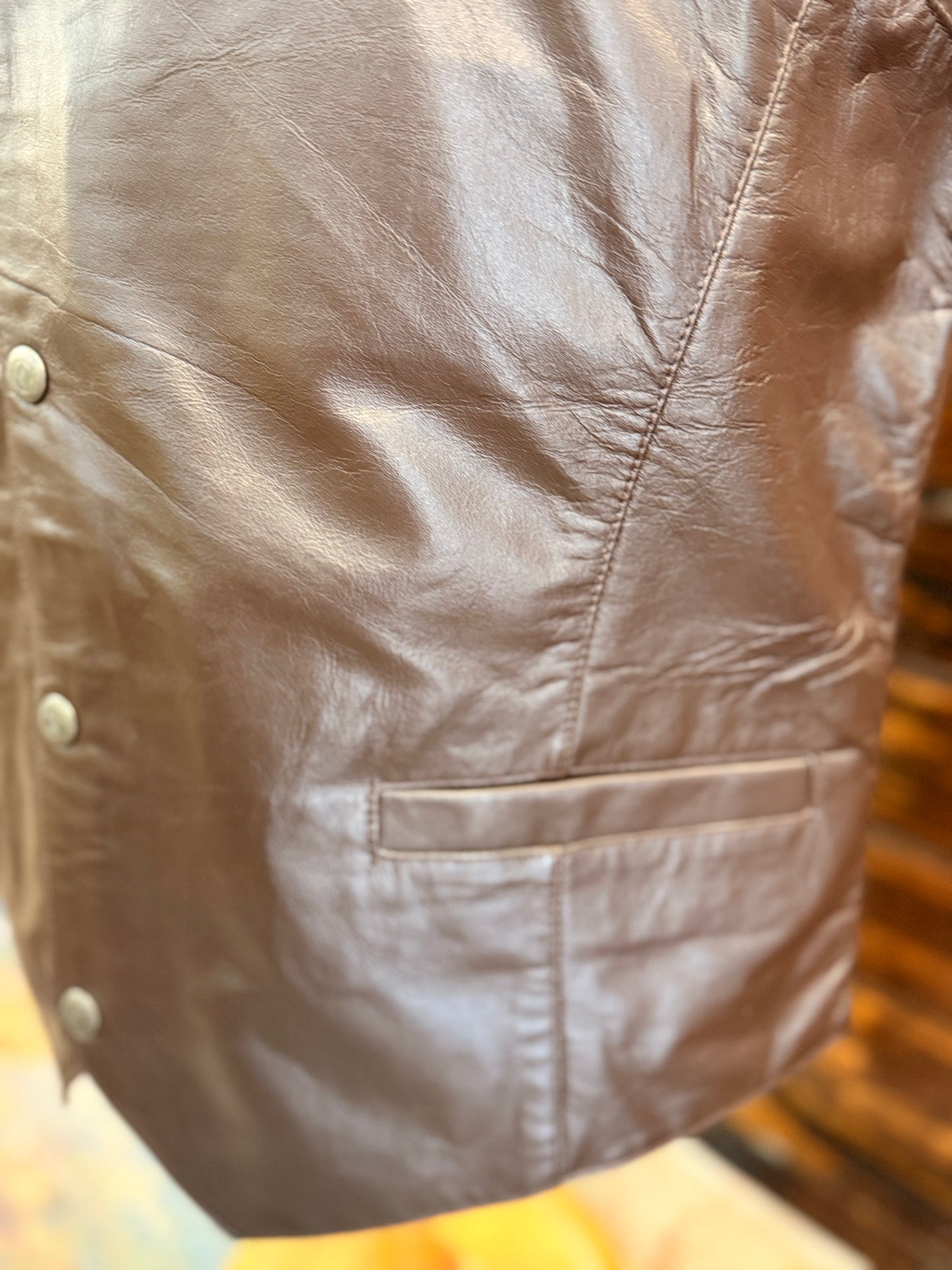 Men’s 100% Genuine Leather Western Vest
