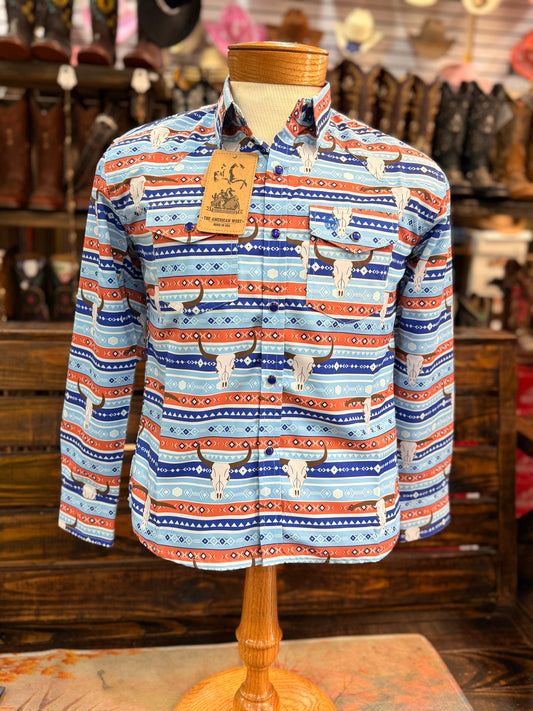 Big Kid's Western Long-Sleeve Shirt