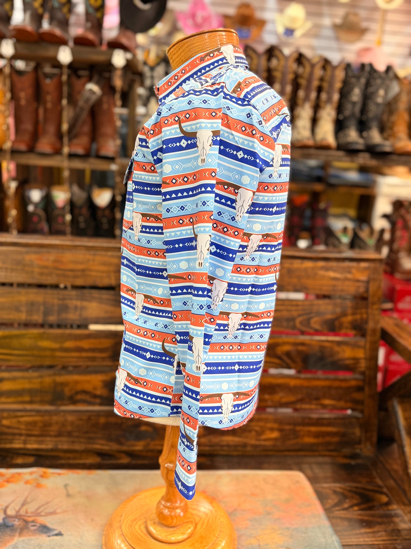Big Kid's Western Long-Sleeve Shirt