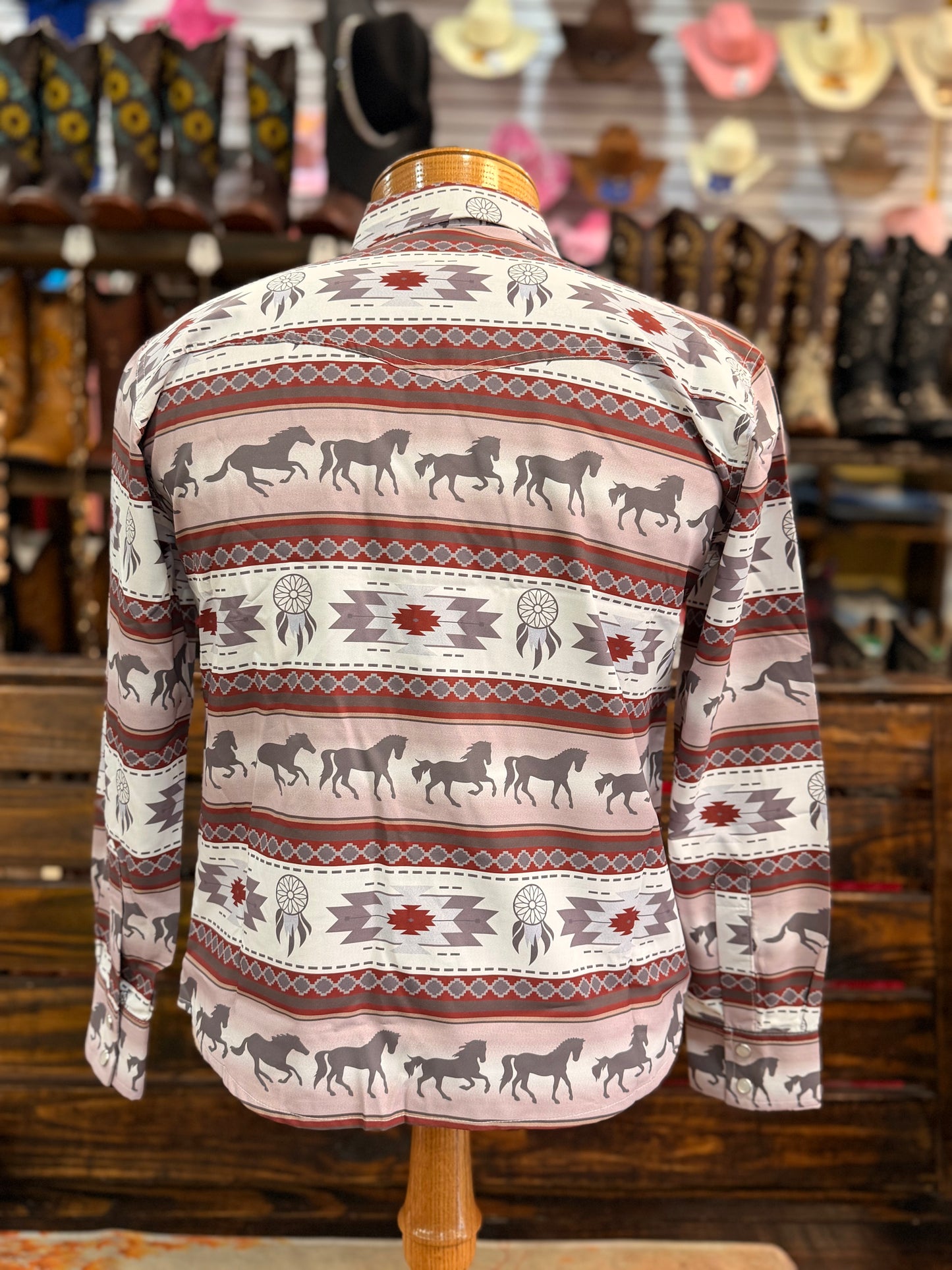 Big Kid's Western Long-Sleeve Shirt