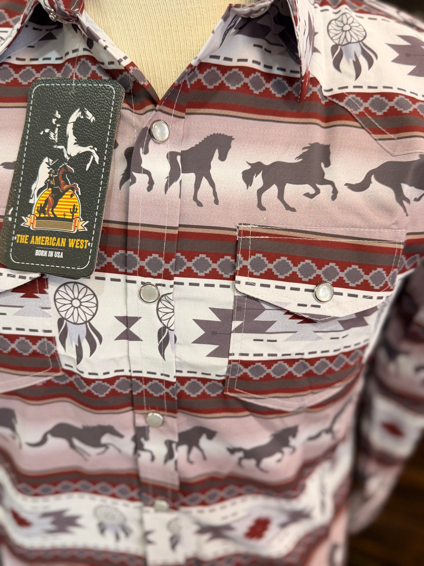 Big Kid's Western Long-Sleeve Shirt