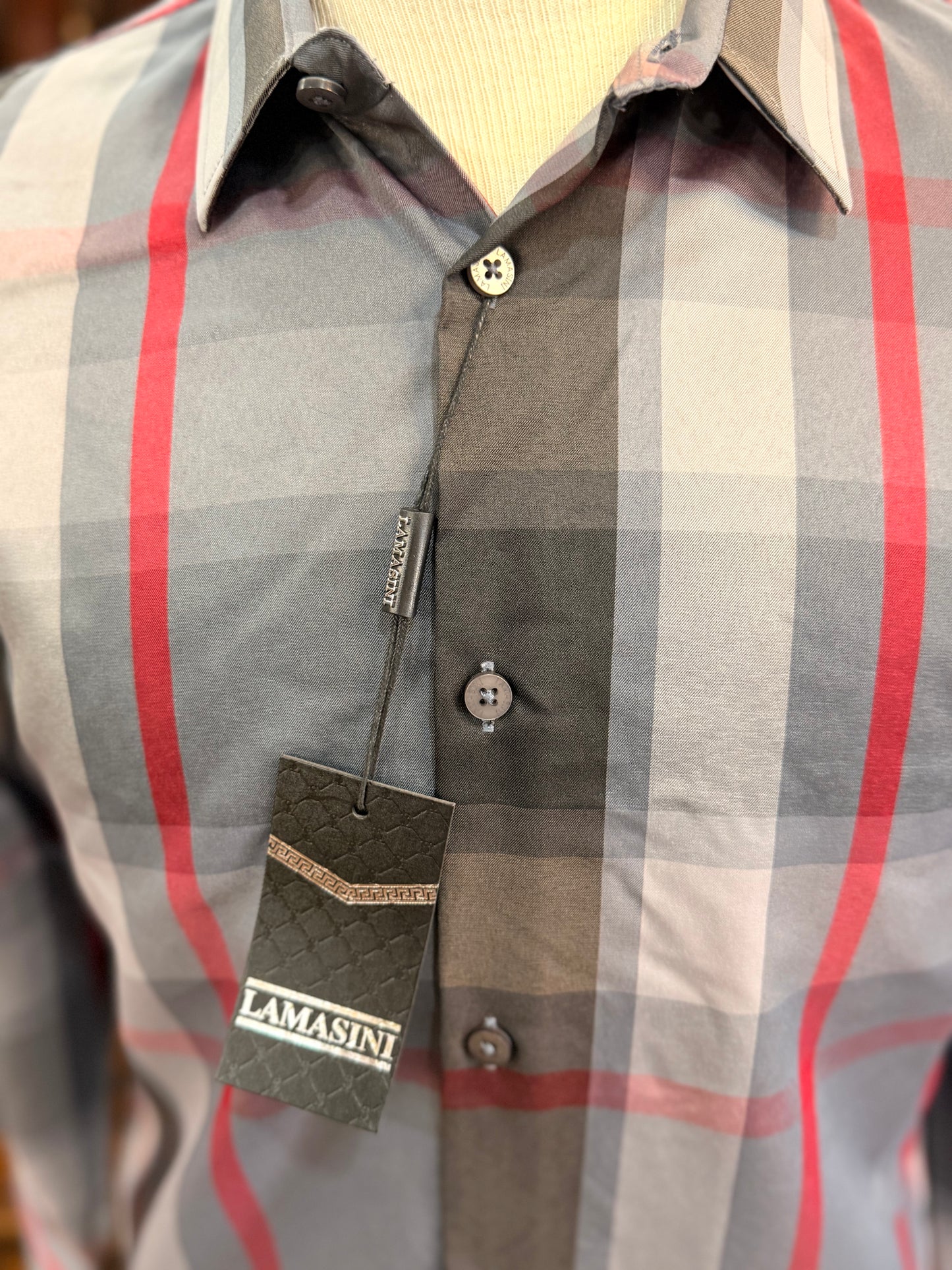 Big Kid's Western Plaid Long-Sleeve Shirt