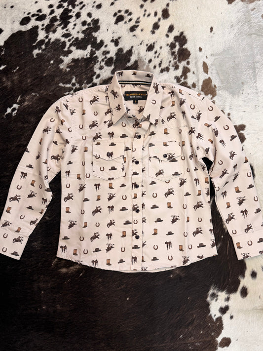 Kid's Western Long-Sleeve Shirt