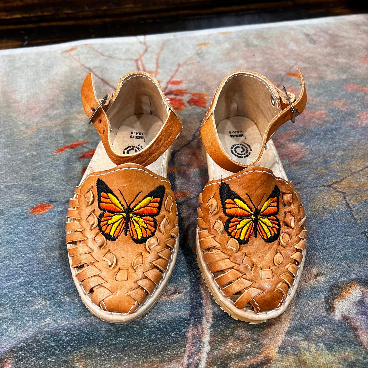 Girls' Yellow Butterfly Huaraches